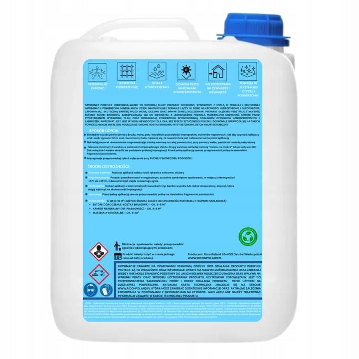 Impregnat hydrofobowy, oleofobowy do kostki brukowej - obrazek 2